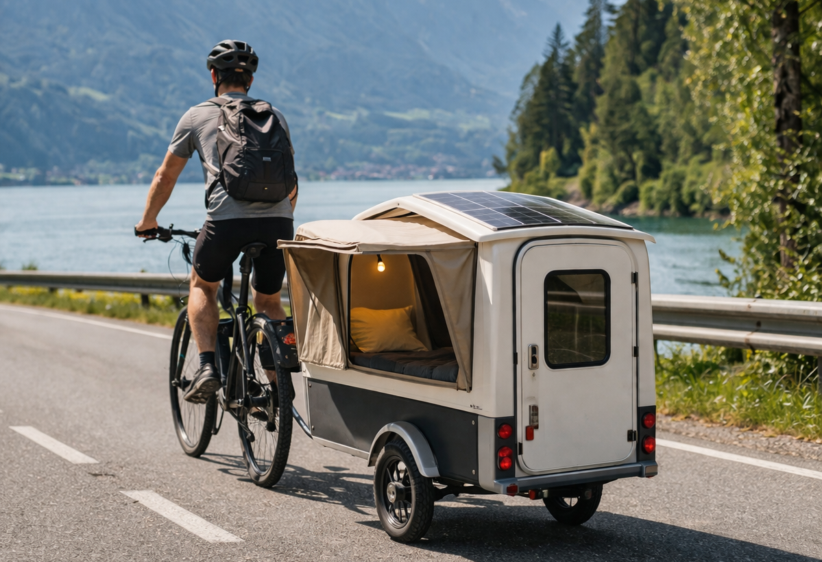 Caravane pour vélo