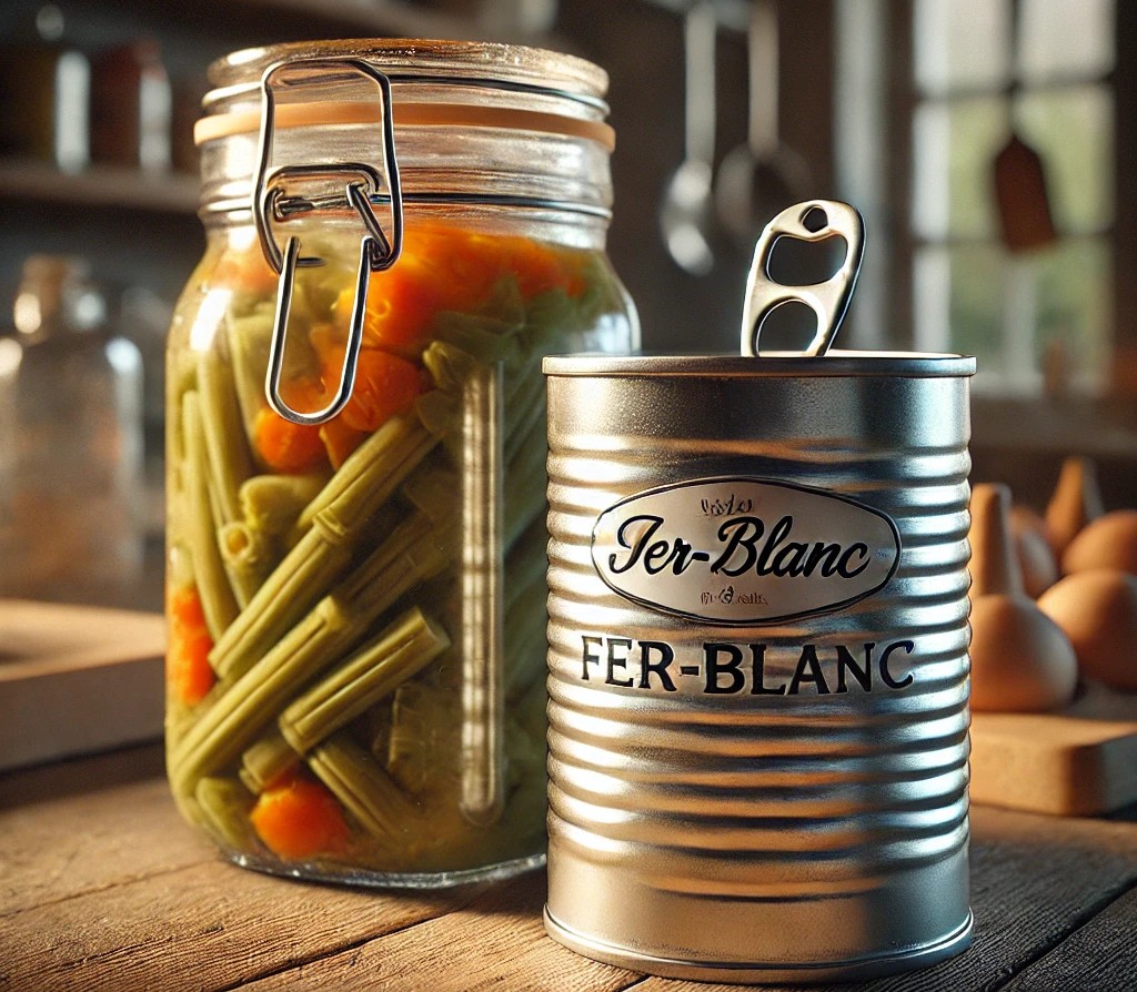 Favoriser des emballages alimentaires en fer-blanc et en verre