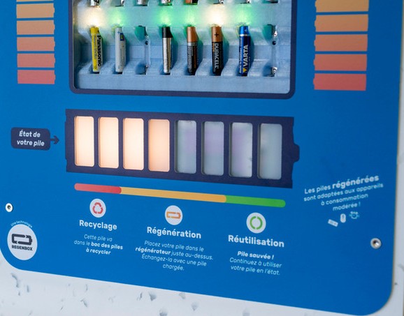 Regenbox - Ne jetez plus vos piles