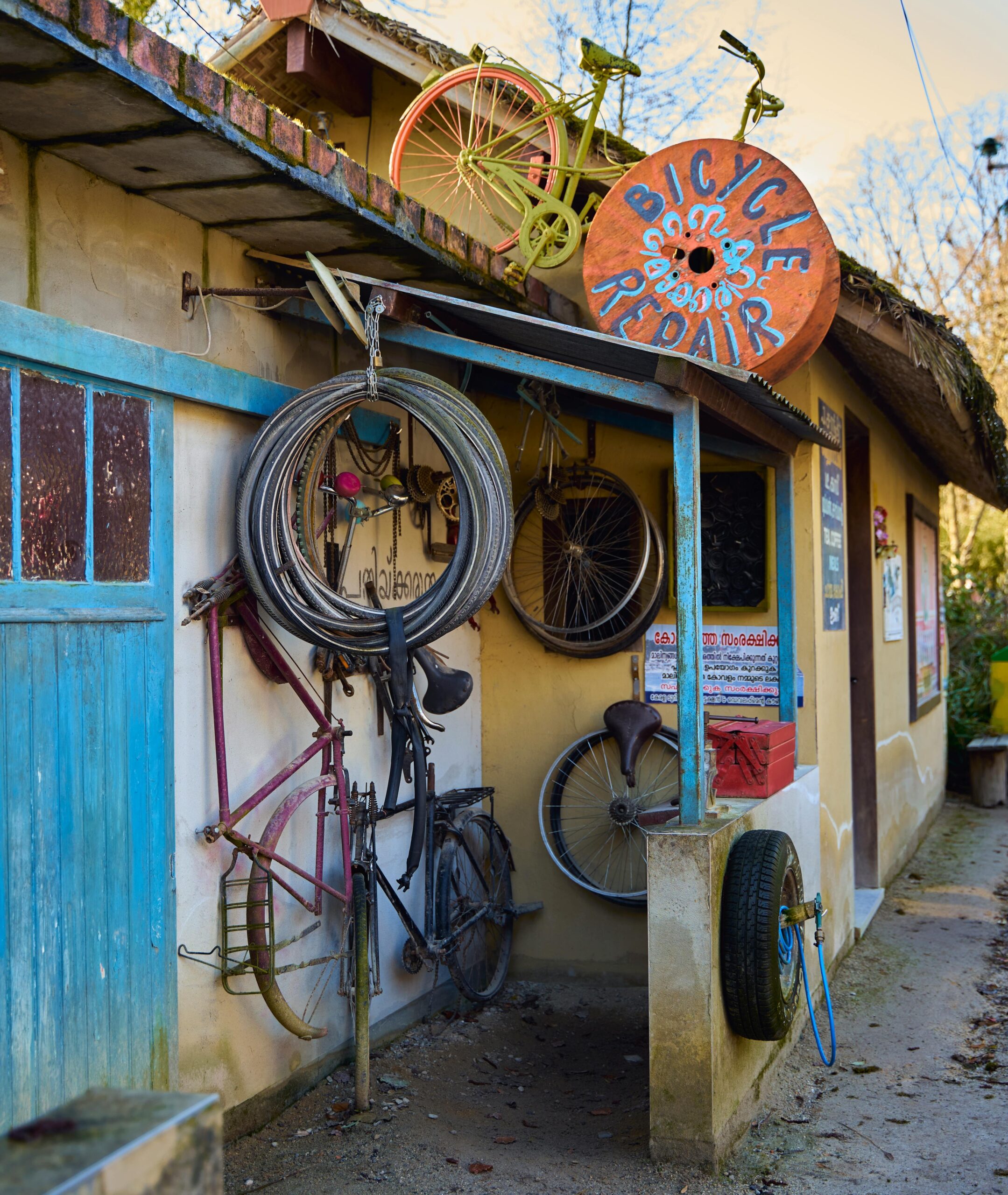 Atelier de reconditionnement de vélo