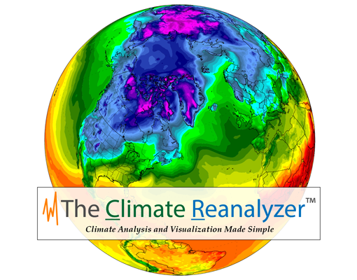 Climatereanalyzer - Relevé des températures de l'air