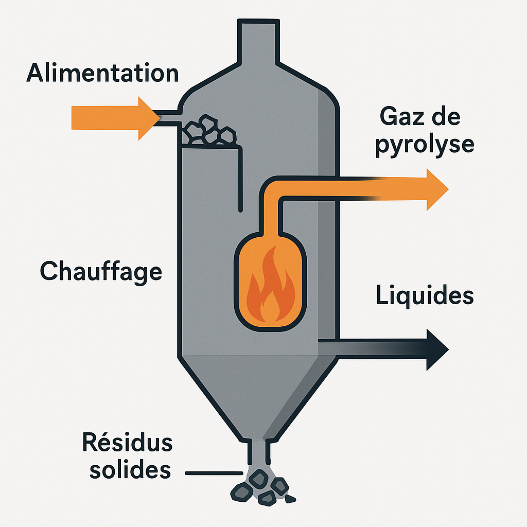 Réacteur de pyrolyse