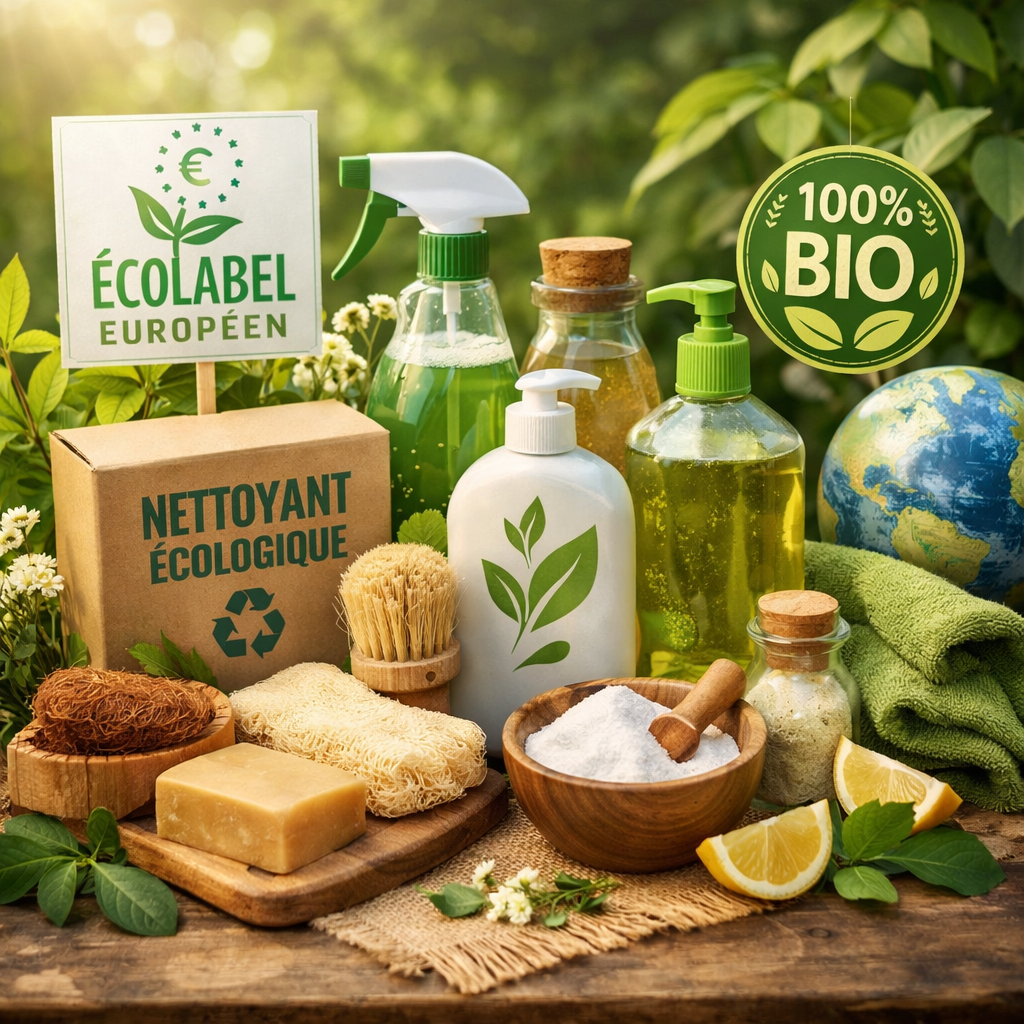 Fournitures de nettoyage biodégradables