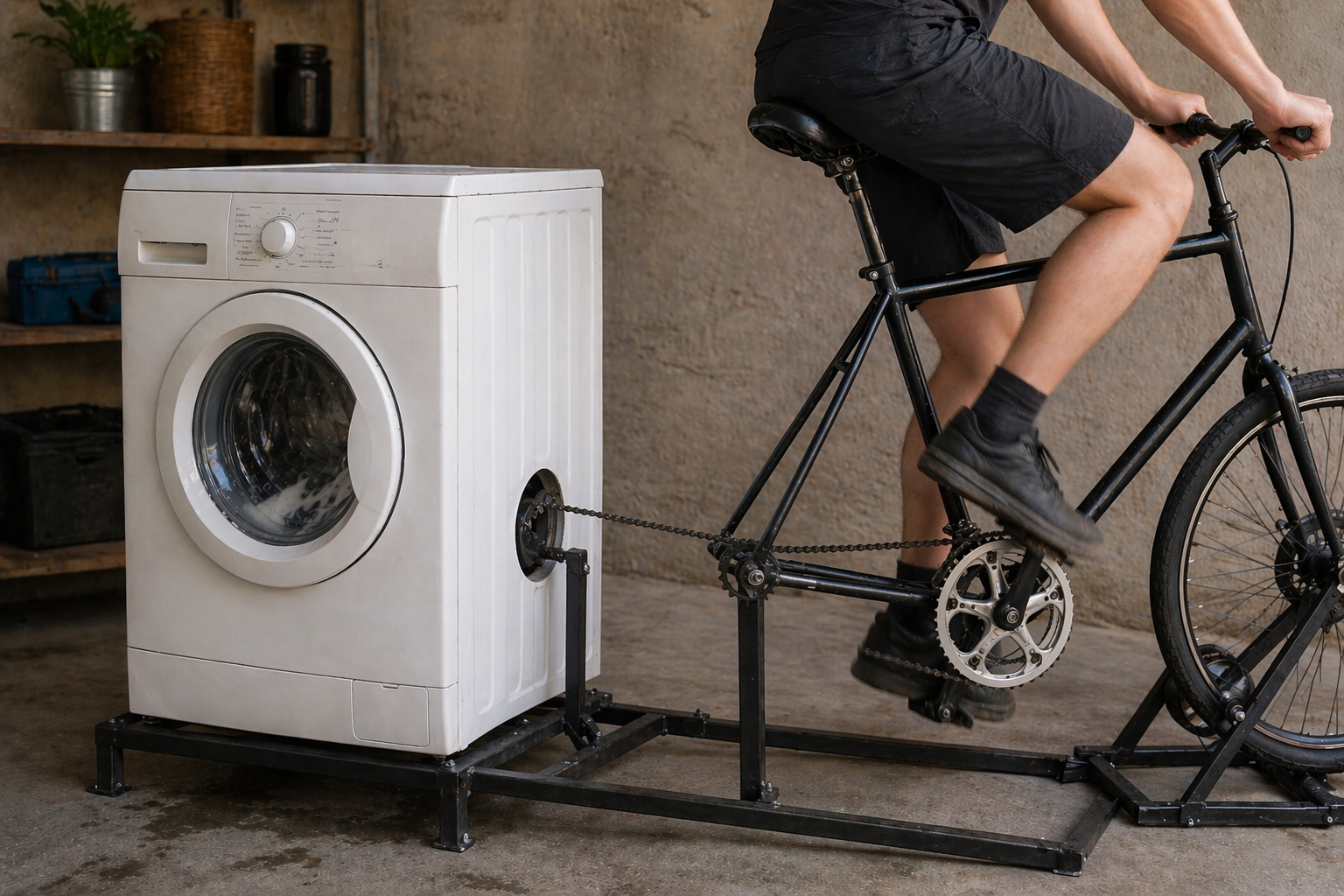 Les lave-linge low tech