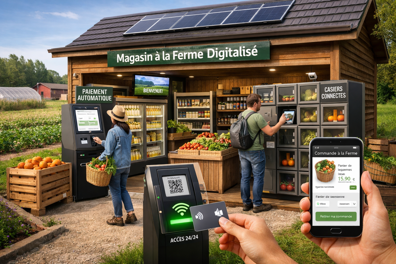 Création de magasins à la ferme digitalisés